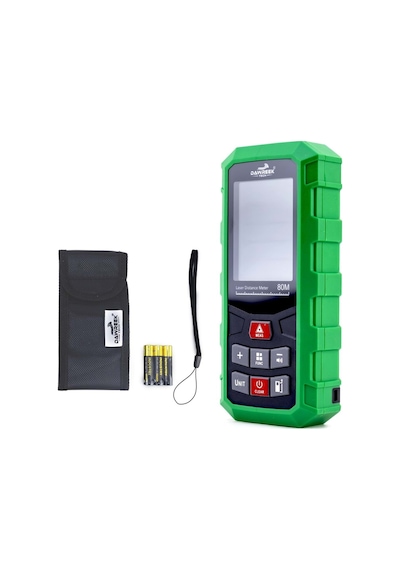 Dawreek Mesafe Ölçer H01 Green 80 Metre Dijital El Tipi Mesafe Ölçüm Cihazı
