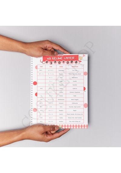 Jlpt N3 Kelime Defteri 4 Renk Karışık
