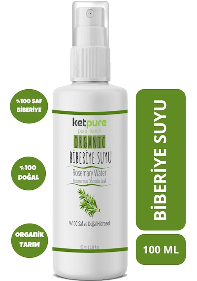 Ketpure Doğal Saf Biberiye Hidrosolü 100 ML