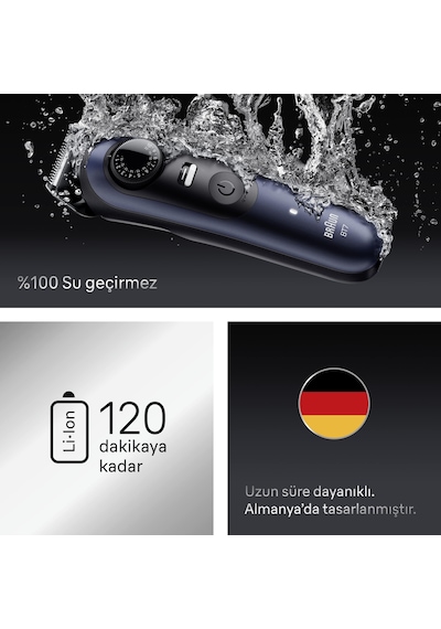 Braun Sakal Düzeltici Series 7, +10 Berber Ekipmanları, 40 Uzunluk, Problade, Bt7540