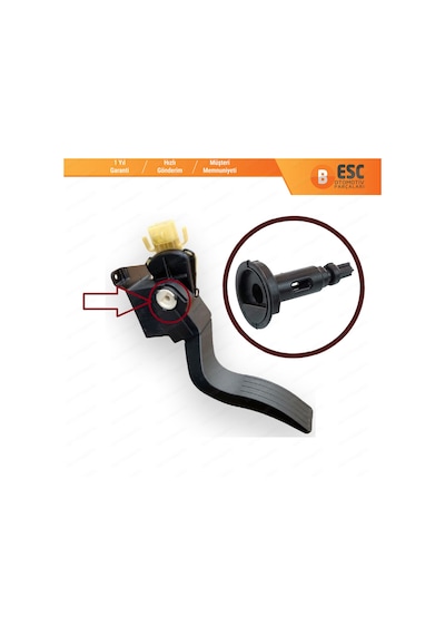 Ford Connect 02-08 için Gaz Pedalı Bağlantı Plastiği 2t149f836ed N11.6266