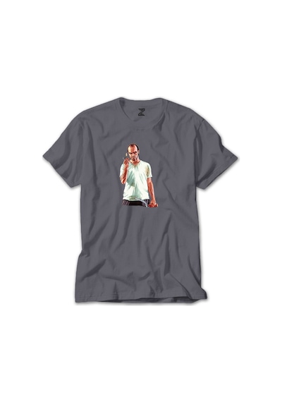 GTA Conspirator Gri Tişört