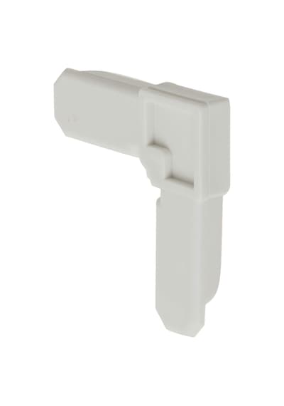 Prime Line Mp7729 50 Screen Çerçeve Köşe, 5/16 X 3/4 İnç, Beyaz Plastik, 50 Adet