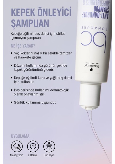 Bonacure Bc Clean Kepeğe Karşı Şampuan 250 ML