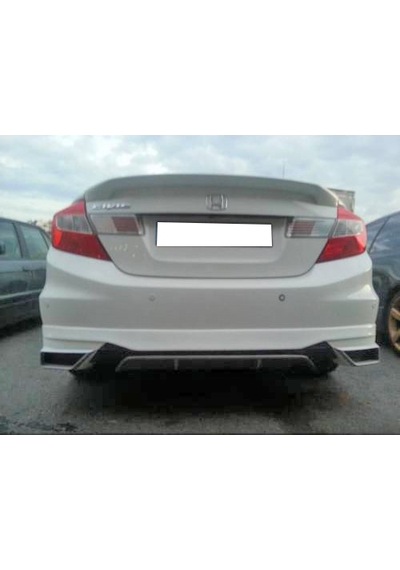 Honda Civic Fd6 Egzoz Görünümlü Difüzör (Plastik)