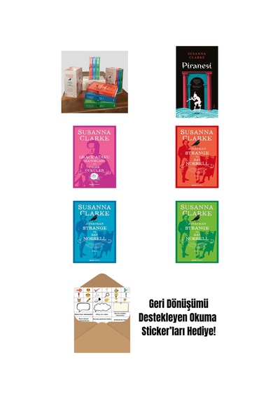 Susanna Clarke 6 Kitap Set + Okuma Sticker'ları