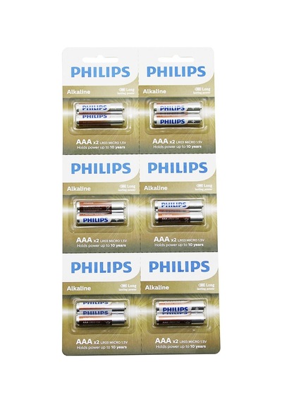 Phılıps Pil 1.5v 12 Adet 2'li X 6 Alkaline İnce Aaa