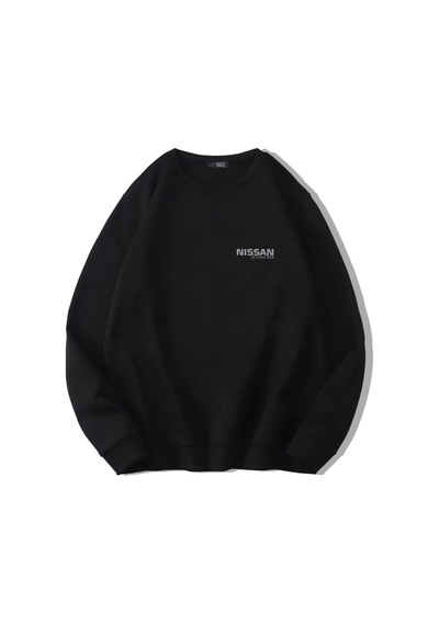 Brz Collection Unisex Oversize The Nissan Skyline R34 Sweatshirt Siyah
