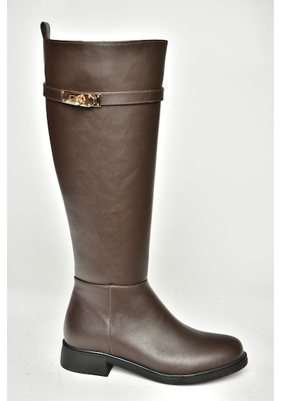 Fox Shoes R312225309 Kahverengi Klasik Kadın Çizme Kahverengi