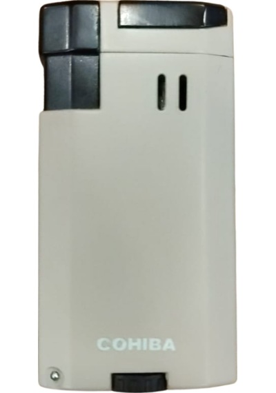 Cohiba Çift Torch Pürmüz Delicili Füme Metal Puro Çakmağı - Tr9486