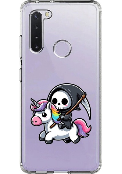 Samsung Galaxy A21 Uyumlu Şeffaf Kılıf New Minies 1 Tasarımlı