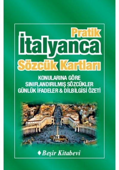 Pratik İtalyanca Sözcük Kartları- Beşir Kitabevi
