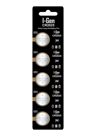 I-gen Cr2025 Pil 5&apos Li Paket Lityum Düğme Pil 3v 2025