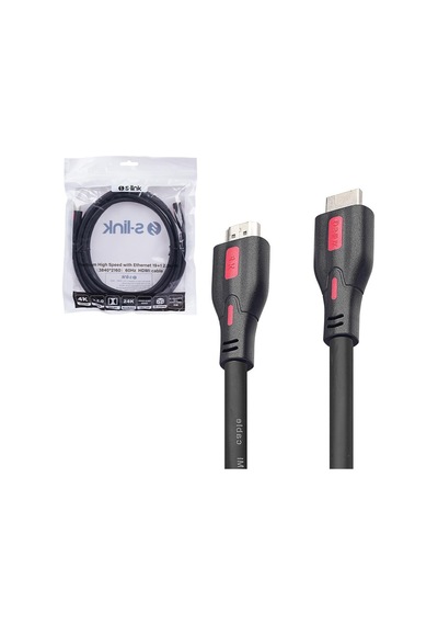 S-link Sl-hdm4k13 19+1 Hdmi To Hdmi 3m V2.0 4k 3840 2160 60hz Kablo