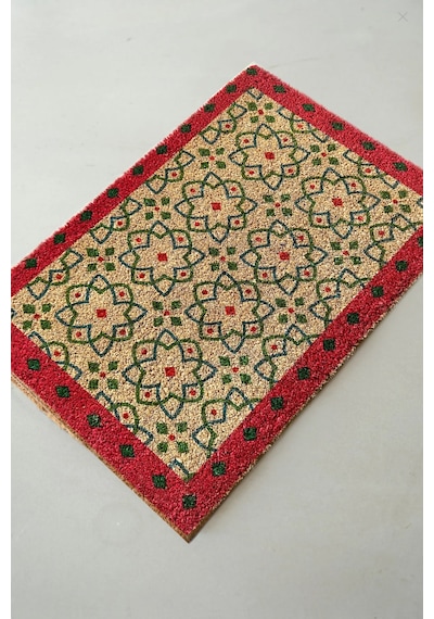 Coco Garnish 40x60 Cm Doğal Koko Kıl Paspas,hindistan Naturel Kapı Önü Paspası Kahverengi