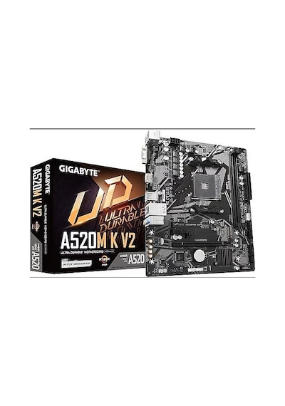 Gigabyte A520m-k V2 Ddr4 5100 Oc Vga Hdmi Am4 Pci-e Gen3 M.2 Usb 3.2 3000-4000-5000 Serisi