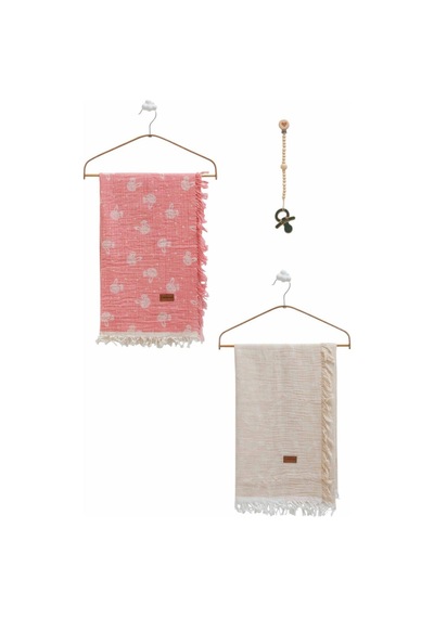 Caramell Müslin Bebek Battaniyesi 100x120 Cm Btu2486 Krem