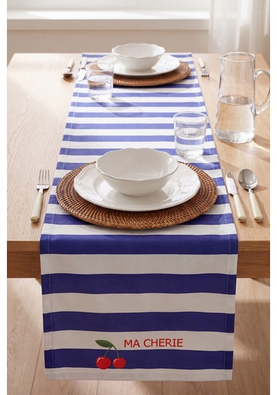 Ma Cherie Baskılı Runner 40x140 Cm Çok Renkli