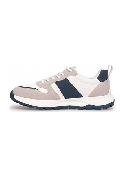 Voyager E435 Erkek Hakiki Deri Sneaker Krem Krem