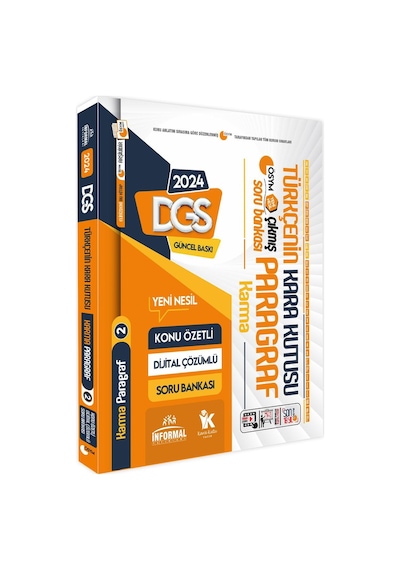 DGS Türkçenin Kara Kutusu Karma Paragraf 2 Konu Özetli D. Çözümlü Çıkmış Soru Havuzu Bankası