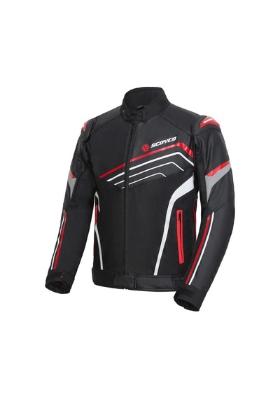 Scoyco Jk153 Motosiklet Montu Deri 4 Mevsim Oxford 600-d Dayanıklı Kumaş Motorcu Mont Red Siyah - Kırmızı Scoyco Jk153 Motosiklet Montu Deri 4 Mevsim Oxford 600-d Dayanıklı Kumaş Motorcu Mont Red Siyah - Kırmızı