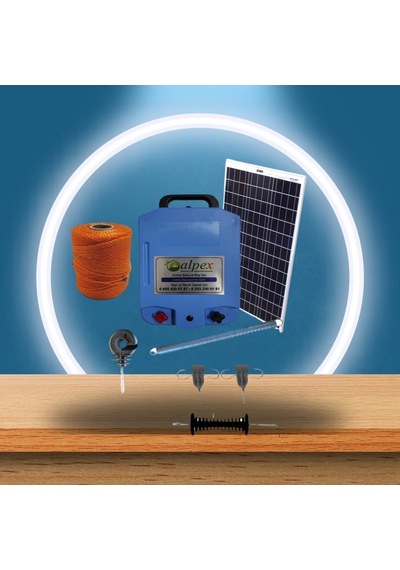 Alpex Elektrikli Çit Cihazı 25000 Volt Aç Kapa Model Tam Set