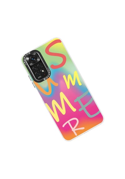 Newface Xiaomi Redmi Note 11 Kılıf Estoril Desenli Kapak - Estoril - 3 Pembe