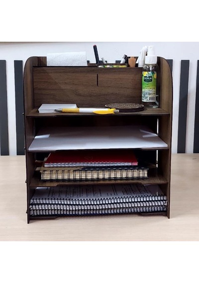 A4 Evrak Rafı Masaüstü Organizer Peçetelik Kalemlik Sku: Smgstkb5c299eae9