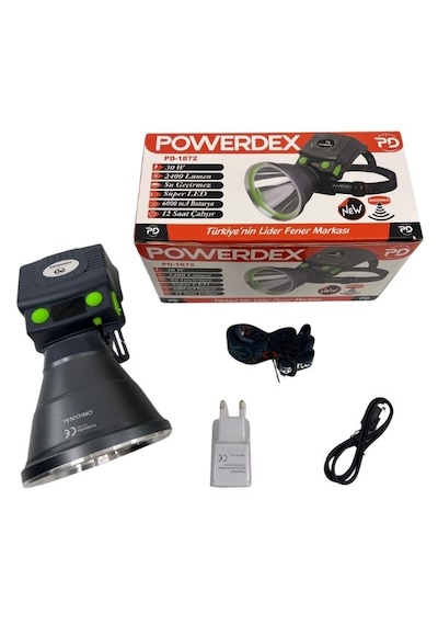 Powerdex Pd-1872 Kafa Feneri Siyah