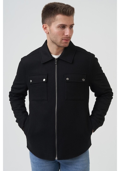 White Stone New York 58161 Slim Fit Mont Siyah-Siyah