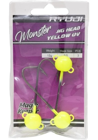 Ryuji Monster Yellow Uv 5/0 Jig Head Ağırlık Gr : 30gr