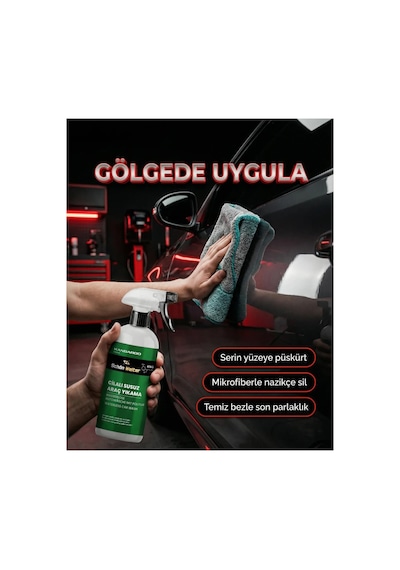 Araç Oto Cilalı Susuz Araç Yıkama Sprey 500ml Kangaroo