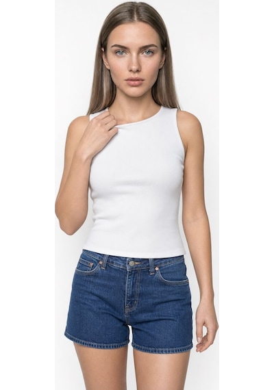 LOFT Slim Fit Kadın Bluz K.kol Lf2043630 Q1.v1 Beyaz