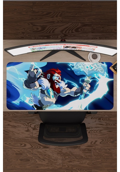Brawlhalla Kaymaz Dikişli Kauçuk Oyuncu Mousepad V2 - 90x40 Xxl Gaming Mouse Pad Fare Altlığı