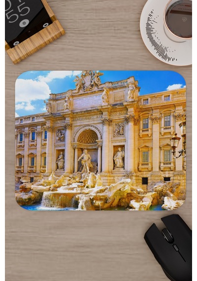 Roma İtalya V5 22x18 Gaming Kauçuk Kaymaz Taban Mouse Pad Fare Altlığı