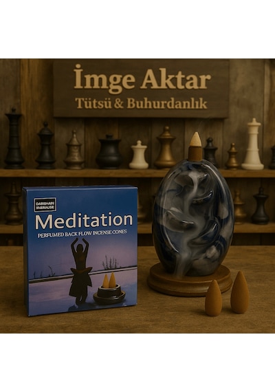Darshan İncense Meditasyon Geri Akış Tütsü 10 Adet Çok Renkli