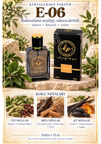 KP E-06 Erkek Parfüm EDP 50 ML