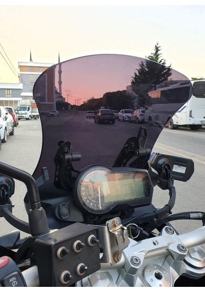 Motocam Bmw F 850 Gs Ön Cam 2018-2023 Model 49cm Siyah Renkli 4mm