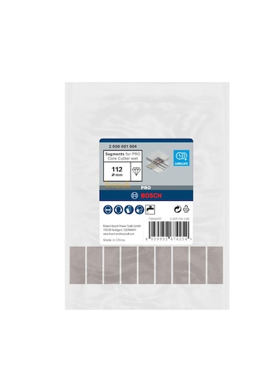 Bosch Pro 112 Mm Sulu Karot Ucu İçin Yedek Elmas-segment 2608601804