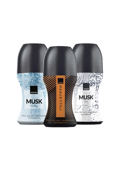 Full Speed Musk Rain Ve Musk Exhale Erkek Rollon Paketi