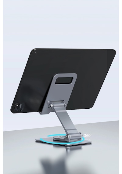Thentech Akıllı Telefon Tablet Standı Metal Tam Tur Dönebilen Sağlam Güçlü Stand