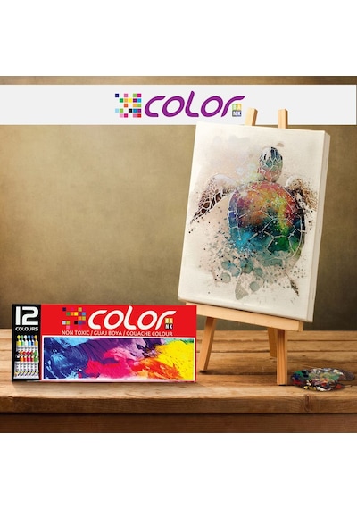 Colorbank Guaj Boya Seti 12'Li Çok Renkli