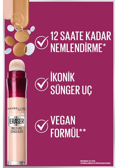 Maybelline New York Baby Skin Makyaj Bazı + Instant Eras 01
