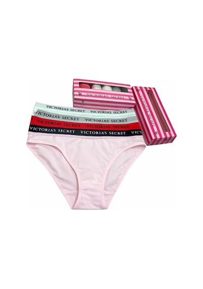 Victoria's Secret Premium Külot S Beyaz - Kırmızı - Ten Rengi