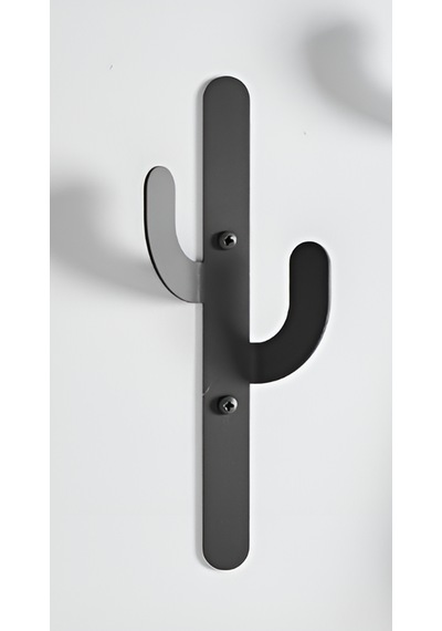 Hvngroup Metal Kaktüs Askılık 3'lü Set Siyah