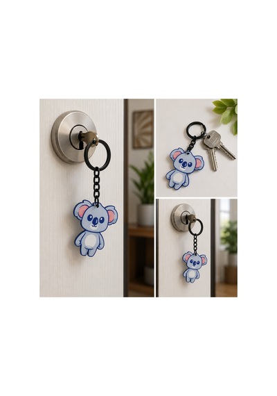Mupoy Sevimli Anahtarlıklar Pembe