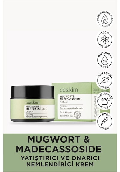 Mugwort Ve Madecassoside Içeren Yatıştırıcı Ve Onarıcı Nemlendirici Bakım Kremi 50 Ml