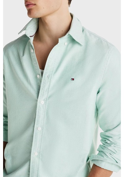 Tommy Hilfiger Erkek Gömlek Mw0mw35774 L4f Yeşil Yeşil