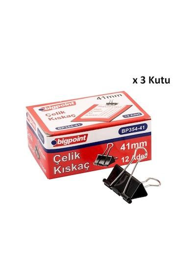 Bigpoint Çelik Kıskaç 41 Mm X 3 Kutu