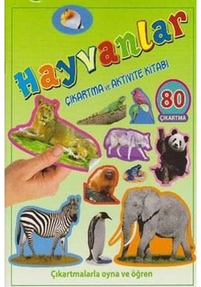 Hayvanlar Çıkartma ve Aktivite Kitabı- Parıltı Yayınları